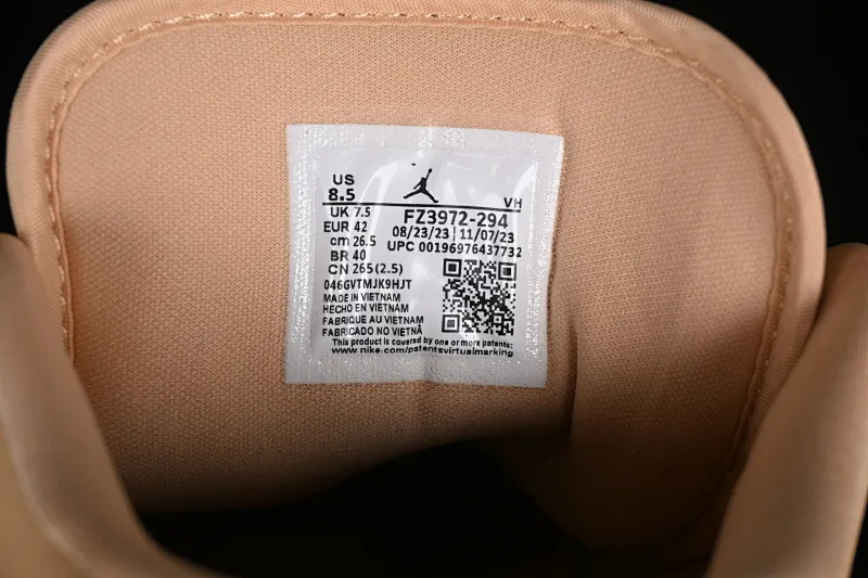 All categories Air Jordan Jordan series basketball shoes Air Jordan 1 Low Air Jordan 1 Low AJ1 Joe 1 raw rubber warm yellow low-top cultural basketball shoes FZ3972-294
